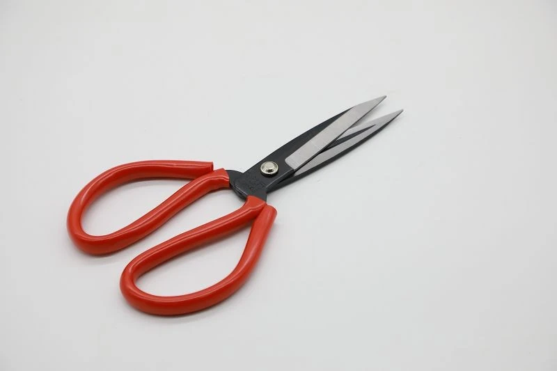 Notching Blade Rubber Handle Scissors high quality